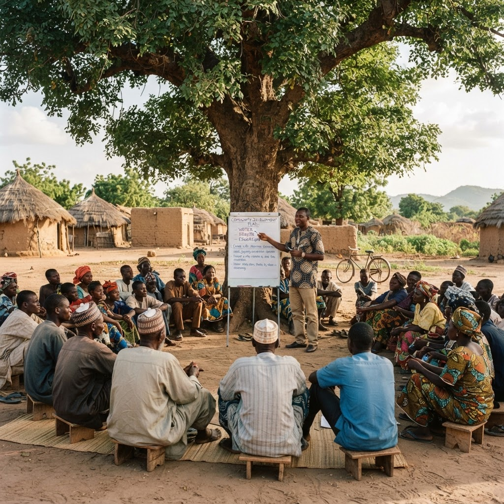 BARUCH Relief Foundation community meeting in Adamawa State