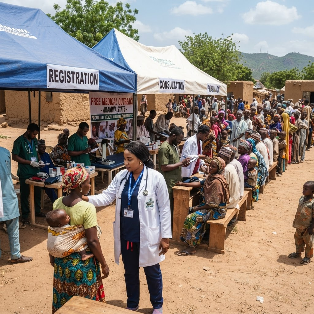 Free Medical Outreach Serves Over 1,200 in Yola South